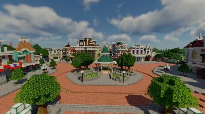 Disneyland Paris Map For Minecraft